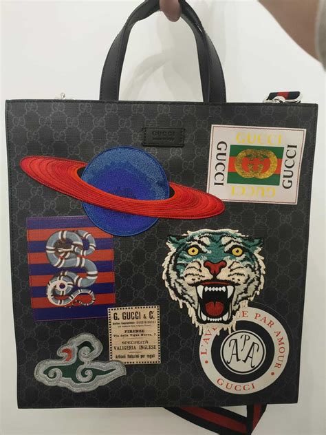 gucci tote tiger|gucci bag with tiger head.